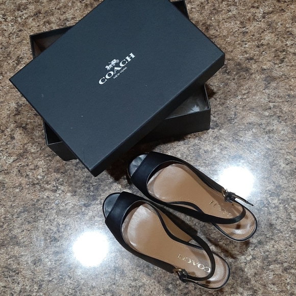 !Perfect Condition! Coach Wedges. - Picture 6 of 7